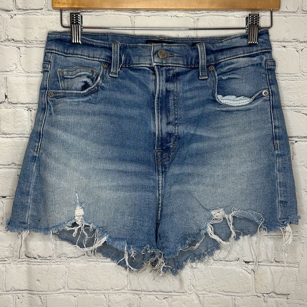 Lucky Brand Womens Mom High Rise Jean Cut off Shorts size 6